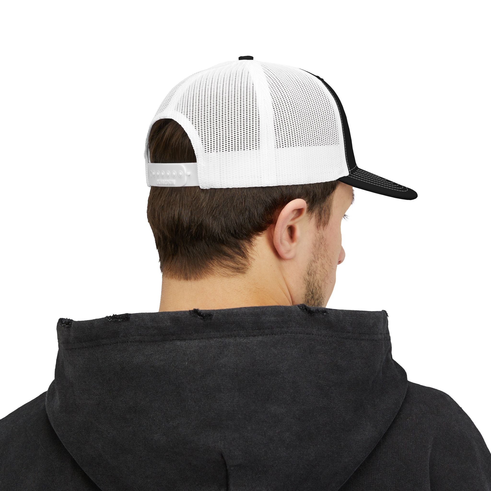 Rogue Rebel Embroidered Trucker Cap — Snapback Mesh Hat